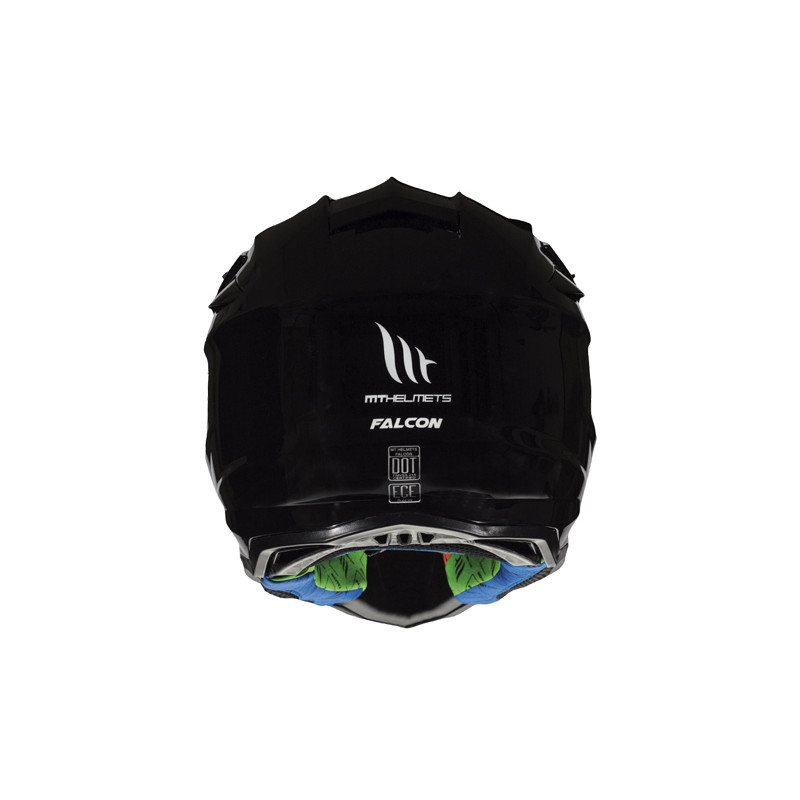 CASCO MT - MX 802 FALCON SOLID MONOCOLOR BRILLO