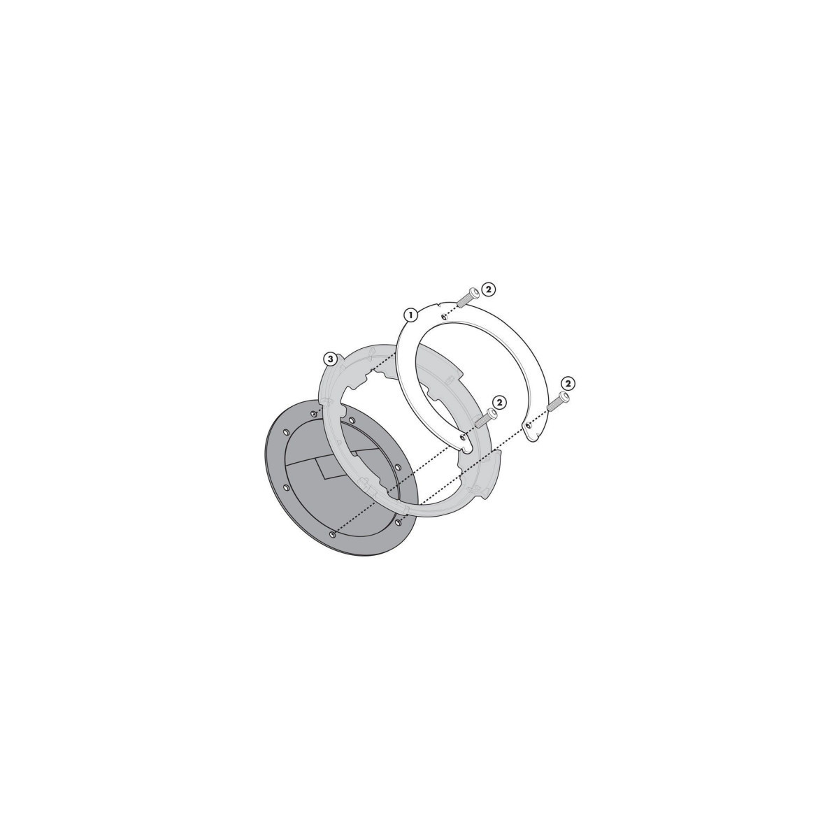 GIVI - TANKLOCK BF16 BMW (KIT METÁLICO DEPÓSITO)