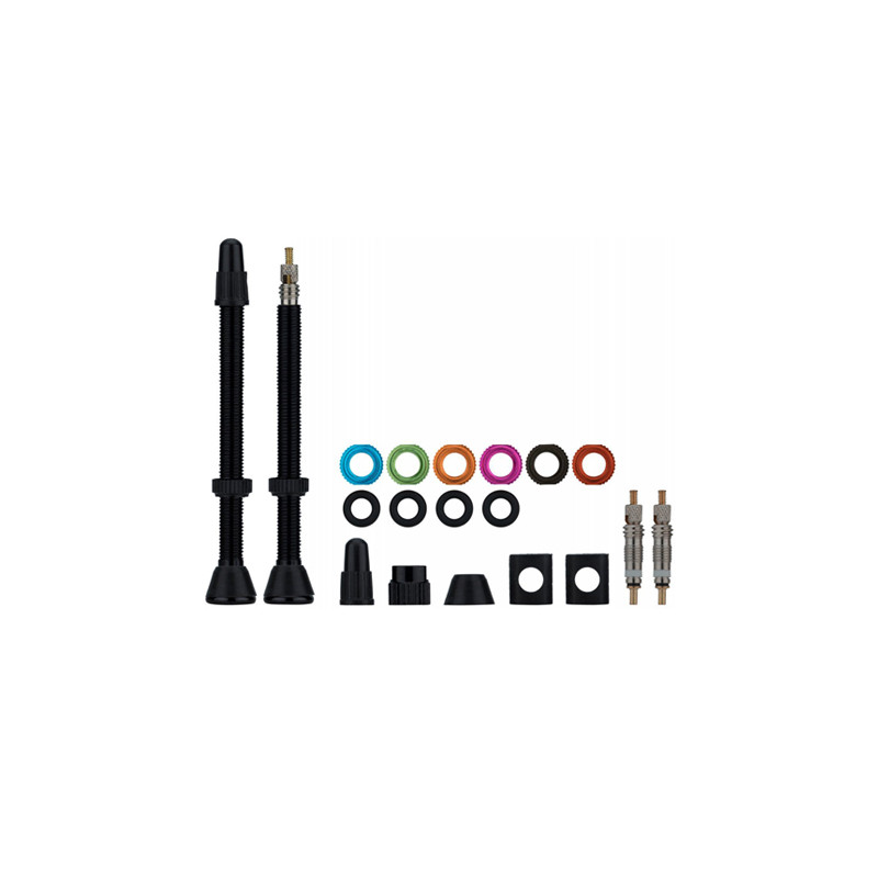 KIT VALVULA VERSAVALVE - TUBELESS ORANGE SEAL (48/ 60MM)