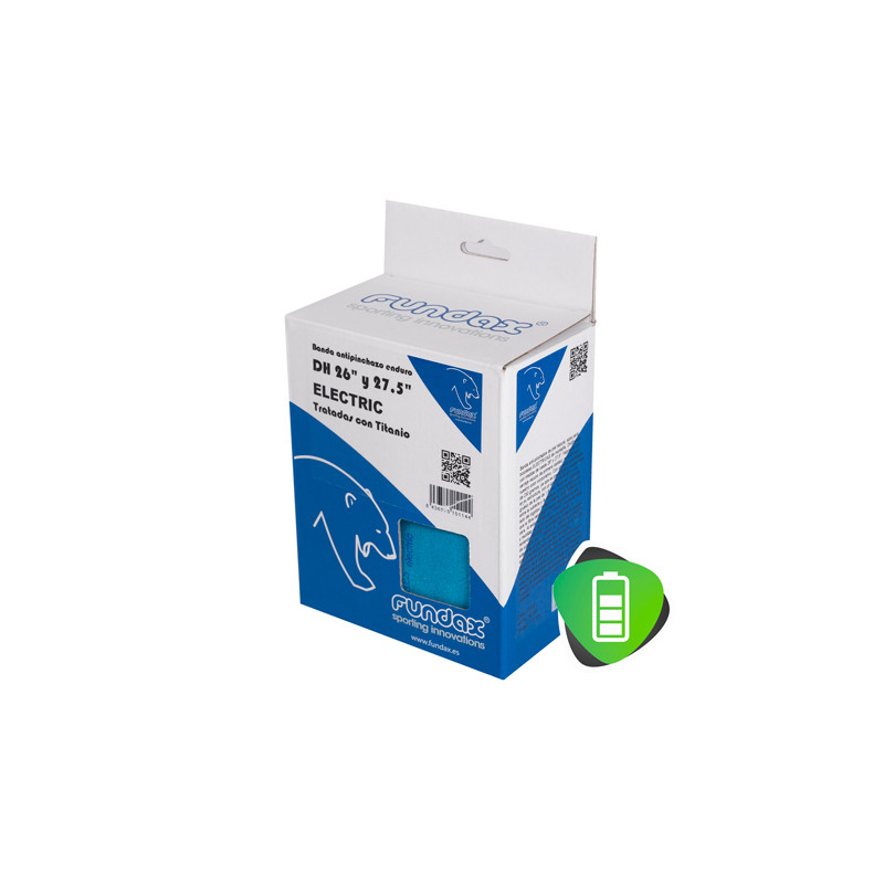 PACK 2 BANDAS ANTIPINCHAZOS FUNDAX - ELECTRIC DH (26/ 27.5/ 29x2.6 - 2.8)