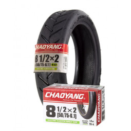 CUBIERTA + CÁMARA CHAOYANG - PATINETE 8 1/2X2 TUBELESS