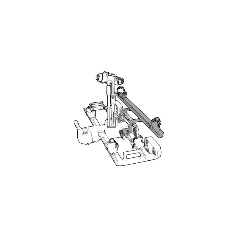 PORTABICICLETAS SPINDER - TX2 LED PEGABLE (2 BICICLETAS)
