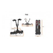 PORTABICICLETAS SPINDER - TX2 LED PEGABLE (2 BICICLETAS)