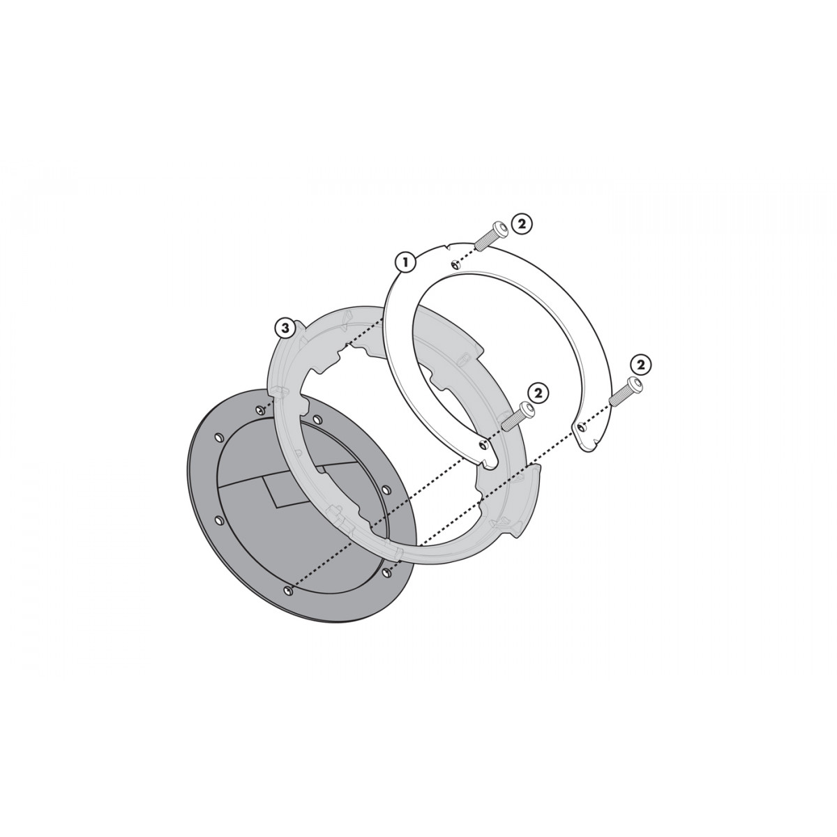 GIVI - TANKLOCK BF84 BMW (KIT METÁLICO DEPÓSITO) GIVI - TANKLOCK BF84 BMW (KIT METÁLICO DEPÓSITO)