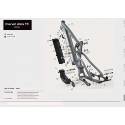 VISTAS DESPIEZADAS LAPIERRE - OVERVOLT AM&TR (YAMAHA)