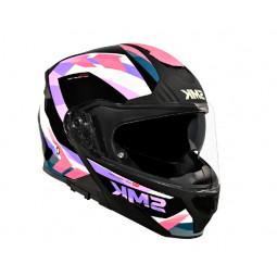 CASCO SMK - GULLWING CHARGER DECORADO BRILLO