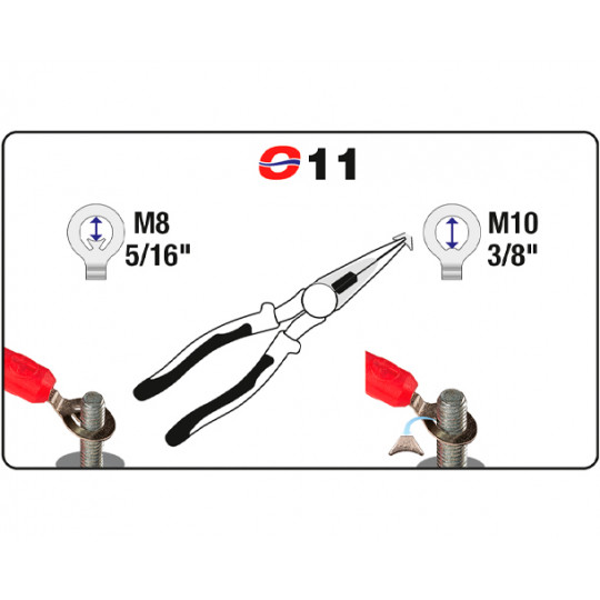 CABLE DE BATERÍA OPTIMATE - IMPERMEABLE ARANDELAS