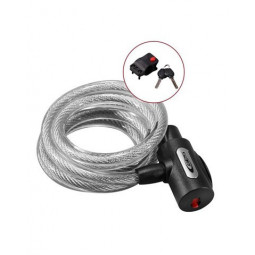 CANDADO GES - ESPIRAL TRANSPARENTE (8X1500MM)