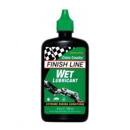 LUBRICANTE FINISH LINE - HUMEDO CROSS COUNTRY PARA CADENA (120 ML)